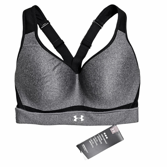 Under Armour Other - UNDER ARMOUR High Heathered Support Sports Bra Womens size 32DD